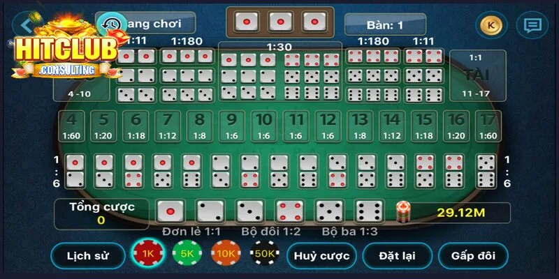 Quy trình tham gia cá cược Tài xỉu HITCLUB