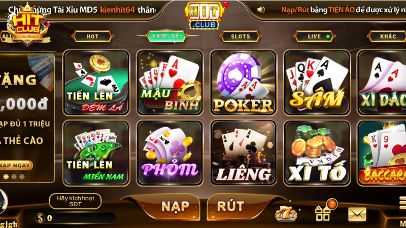 Kho game đa dạng