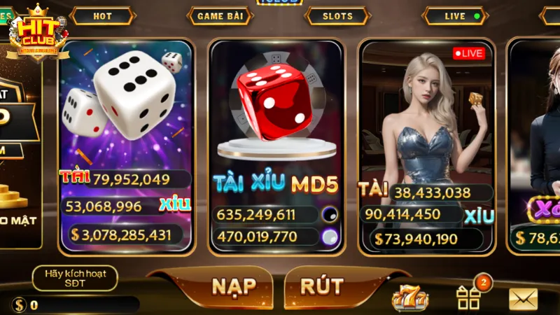 Luật chơi game tài xỉu xanh chín, đẳng cấp hiện nay